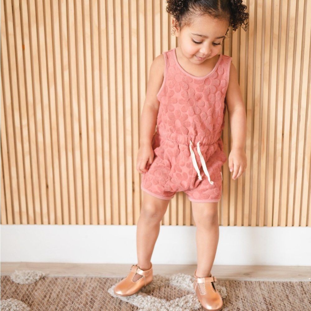 Rose Gold Riley T-straps - Picture 4 of 11